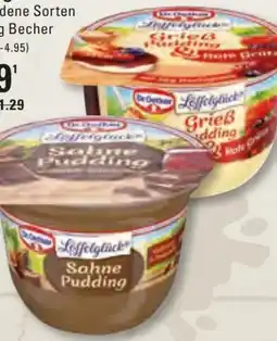 Edeka Frischemarkt Dr. Oetker Grütze mit Soße Pudding Angebot