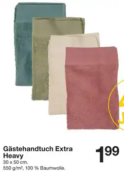 Zeeman Gästehandtuch Extra Heavy Angebot