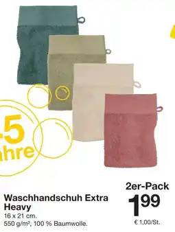 Zeeman Waschhandschuh Extra Heavy Angebot