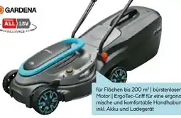 Hellweg Gardena Akku-Rasenmäher PowerMax 32/18V Angebot