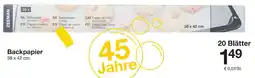 Zeeman Backpapier Angebot