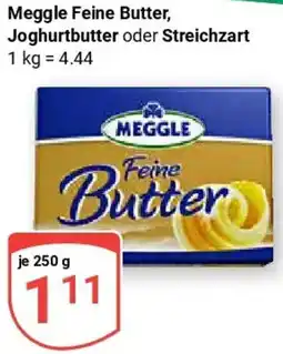 Globus Meggle Feine Butter, Joghurtbutter oder Streichzart Angebot