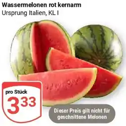 Globus Wassermelonen rot kernarm Angebot