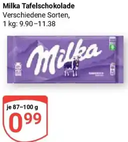 Globus Milka Tafelschokolade Angebot