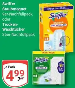Globus Swiffer Staubmagnet oder Trocken Wischtücher Angebot