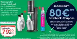 Globus Sodastream Wassersprudler Crystal Vorteilspack Angebot