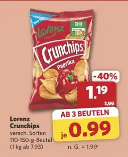 Combi Lorenz crunchips paprika Angebot