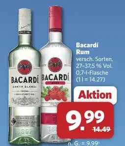 Combi Bacardí carta blanca Angebot