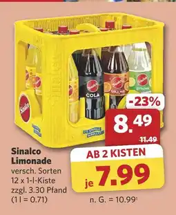 Combi Sinalco limonade cola Angebot