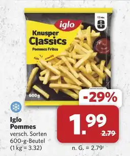 Combi Iglo pommes Angebot