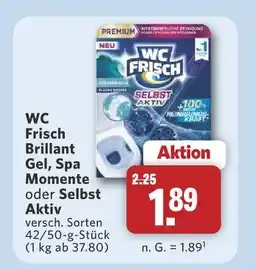 Combi Wc frisch brillant gel, spa momente oder selbst aktiv Angebot