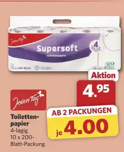 Combi Jeden tag supersoft toilettenpapier Angebot