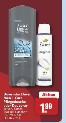 Combi Dove men + care pflegedusche Angebot