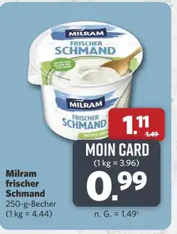 Combi Milram frischer schmand Angebot