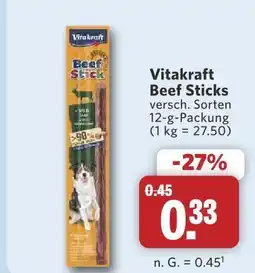 Combi Vitakraft beef sticks Angebot