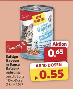 Combi Jeden tag saftige happen in sauce katzennahrung Angebot