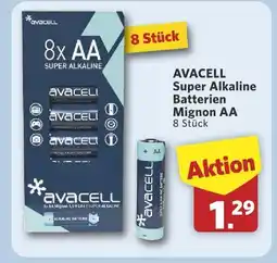 Combi Avacell super alkaline batterien mignon aa Angebot