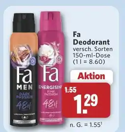 Combi Fa dark passion deodorant Angebot
