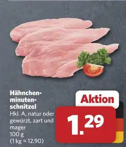 Combi Hähnchen-minuten-schnitzel natur Angebot