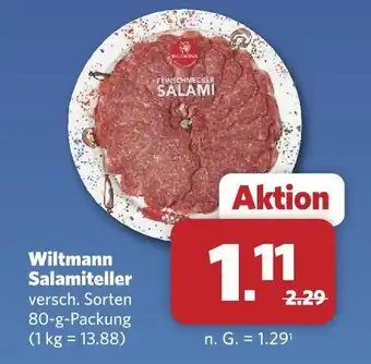 Combi Wiltmann salamiteller Angebot