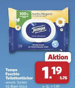Combi Tempo feuchte toilettentücher Angebot