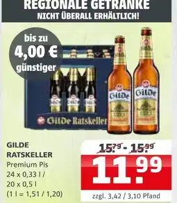 Getränke Quelle Gilde ratskeller premium pils Angebot