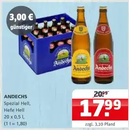 Getränke Quelle Andechs spezial hell Angebot