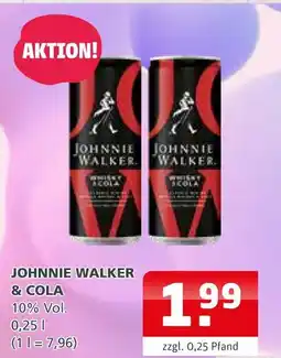 Getränke Quelle Johnnie walker johnnie walker & cola Angebot