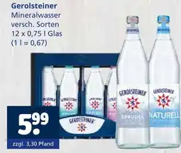 Getränkewelt Gerolsteiner mineralwasser Angebot