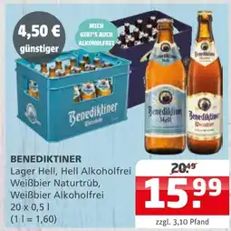 Getränke Quelle Benediktiner lager hell Angebot