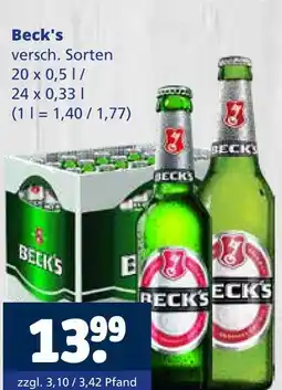Getränkewelt Beck's bier Angebot