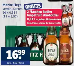Getränkewelt Moritz fiege bier Angebot