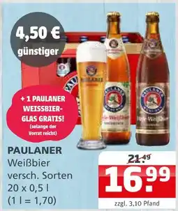 Getränke Quelle Paulaner weißbier Angebot