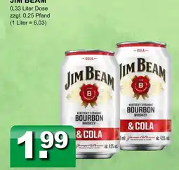 Getränkeparadies Gefromm Jim beam bourbon & cola Angebot