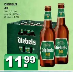 Getränkeparadies Gefromm Diebels alt Angebot