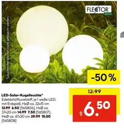 Hellweg Flector led-solar-kugelleuchte Angebot