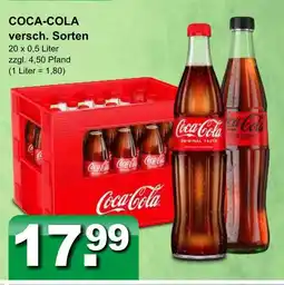 Getränkeparadies Gefromm Coca-cola coca-cola versch. sorten Angebot