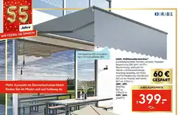 Hellweg Durabil elektr. halbkassettenmarkise Angebot