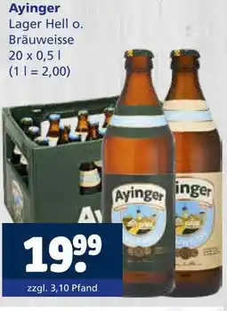 Getränkewelt Ayinger lager hell Angebot