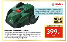 Hellweg Bosch autonomer rasenmäher visimow Angebot