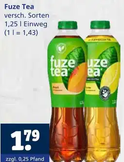 Getränkewelt Fuze tea verschiedene sorten Angebot