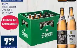 Getränkewelt Stern pils o. export Angebot