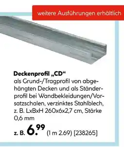 Hellweg Deckenprofil 'cd' Angebot