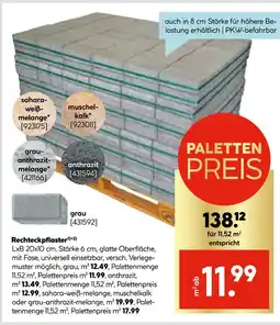 Hellweg Rechteckpflaster Angebot