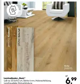 Hellweg Laminatboden basic nussbaum Angebot