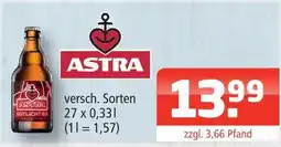 Getränke Oase Astra rotlicht Angebot