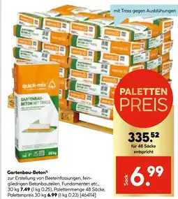 Hellweg Quick-mix gartenbau-beton mit trass Angebot