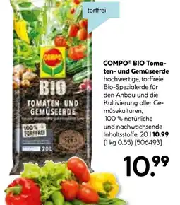 Hellweg Compo bio tomaten- und gemüseerde Angebot