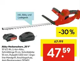 Hellweg Akku-heckenschere „18 v“ Angebot