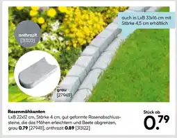 Hellweg Rasenmähkanten grau Angebot